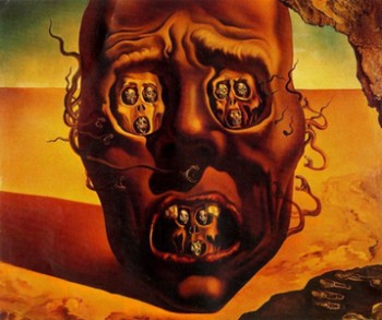 萨尔瓦多∙达利Salvador Dali《The Face of War》, 1940